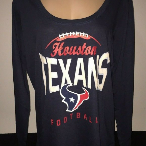 Houston Texans NFL Team Apparep New Era Womens T-Shirt - Picture 2 of 4